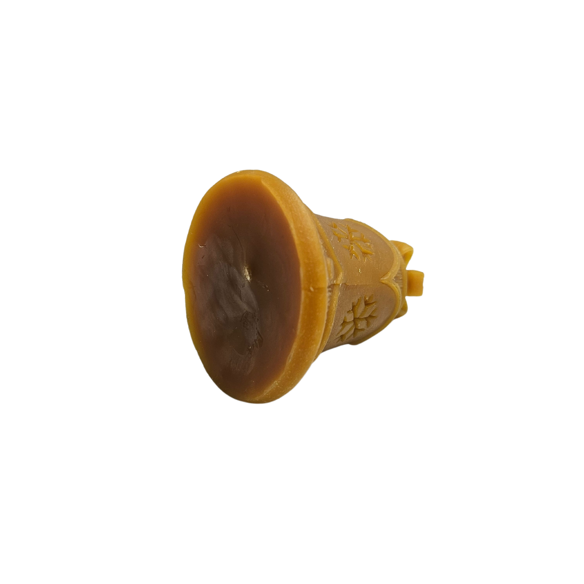 Świeca woskowa mała "Dzwonek ze śnieżynką"