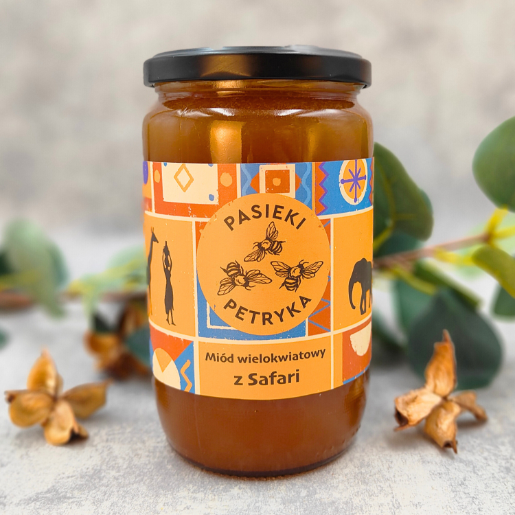 Miód wielokwiatowy z Safari 950g