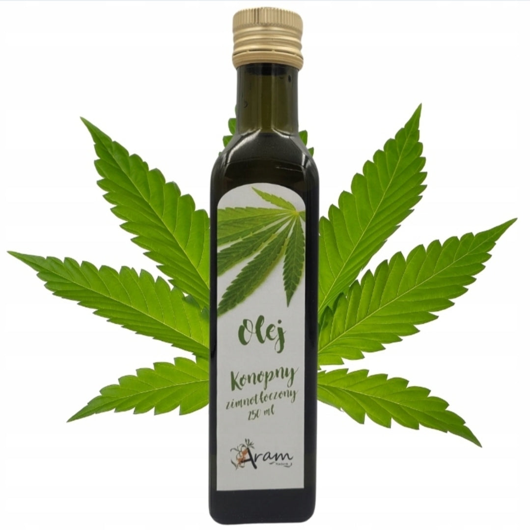 Olej Konopny zimnotłoczony 250ml