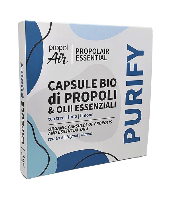 BIO PROPOLIS KAPSUŁKI z OLEJKAMI ETERYCZNYMI PURIFY