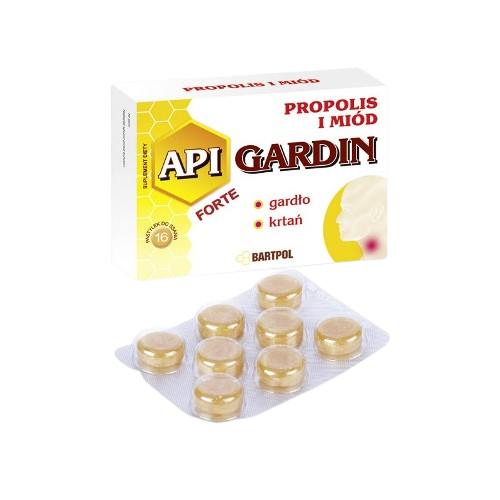 ApiGardin Forte - Propolis i Miód 16p.