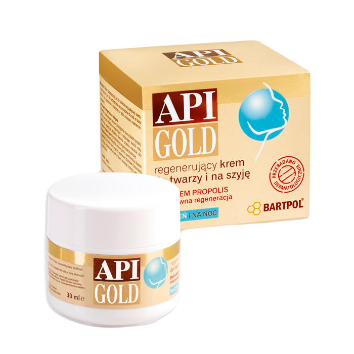 ApiGold - regenerujący krem do twarzy i na szyję 30 ml