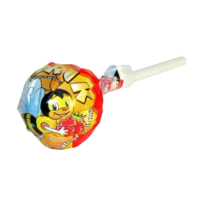 Lizak z propolisem, miodem i witaminą C o smaku malinowym