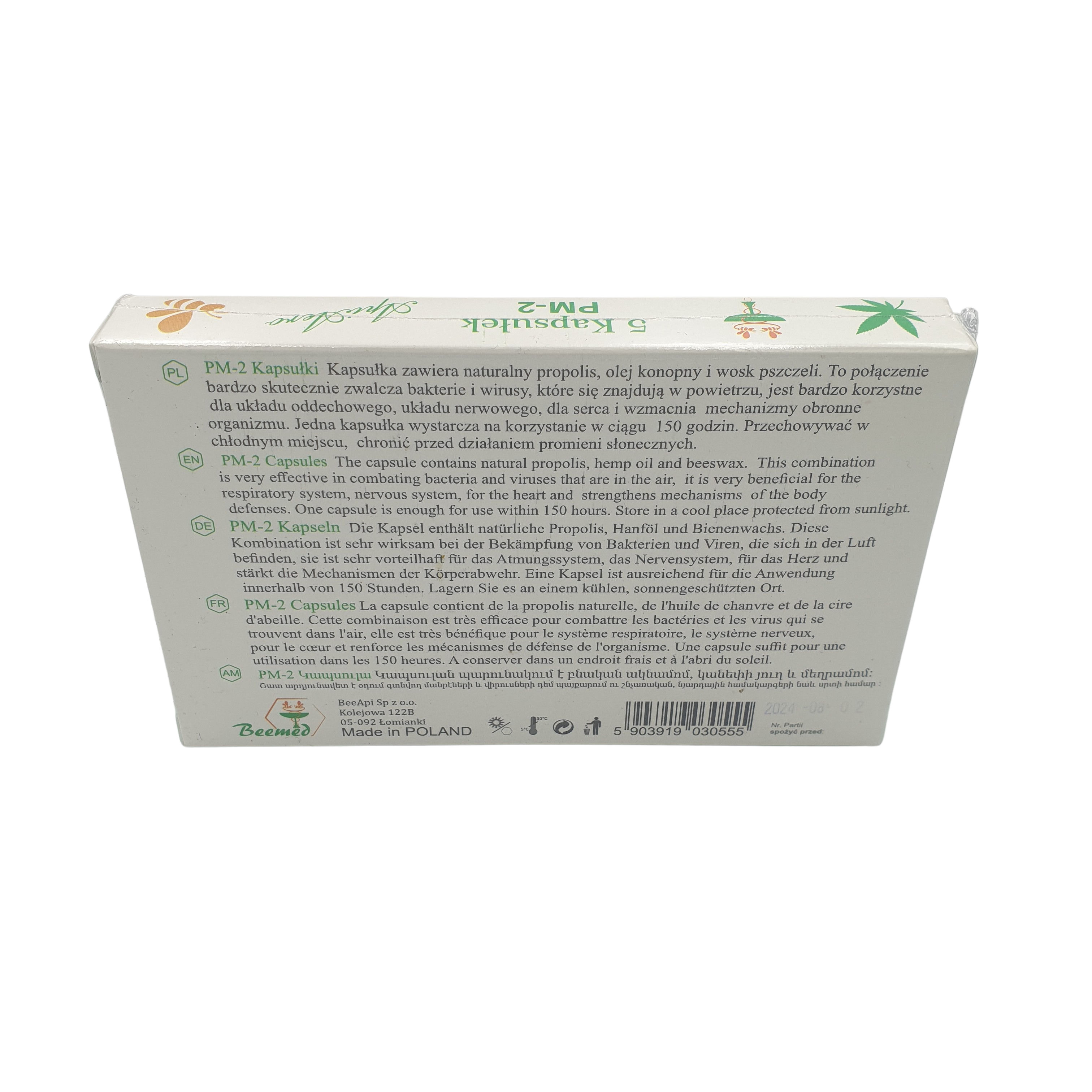 Kapsułki PM-2 do Propolterapii
