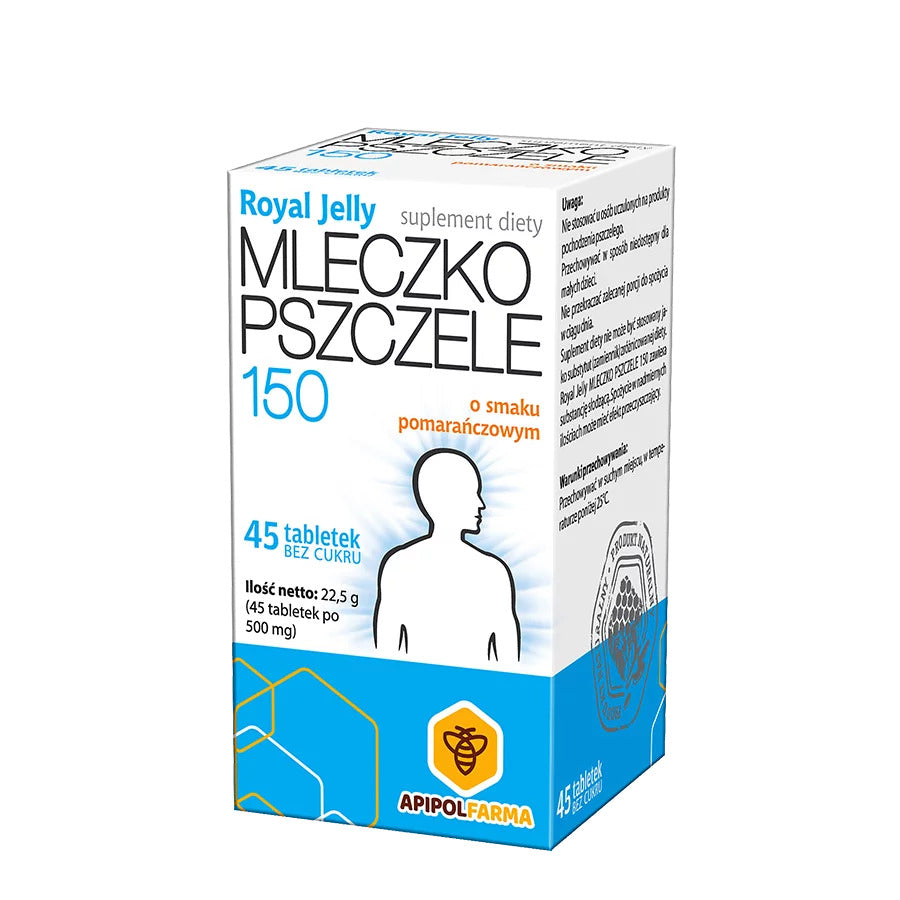 Mleczko Pszczele 150mg - 45 tabletek