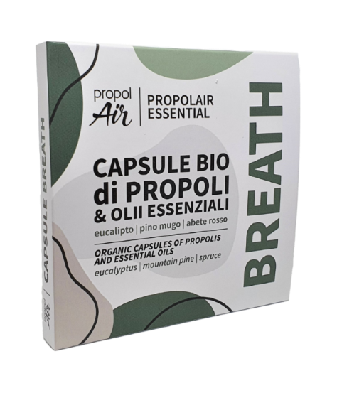 BIO PROPOLIS KAPSUŁKI z OLEJKAMI ETERYCZNYMI BREATH