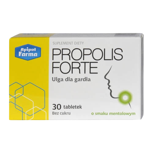 PROPOLIS FORTE 30 tablets with a menthol flavor