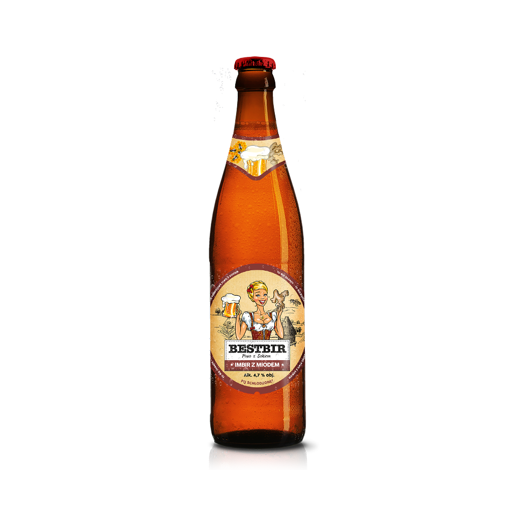 BESTBIR GINGER WITH HONEY - BUT. 0.5L