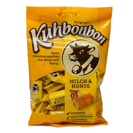 Kuhbonbon fudge with milk and honey flavor, gluten-free candies - 200 g