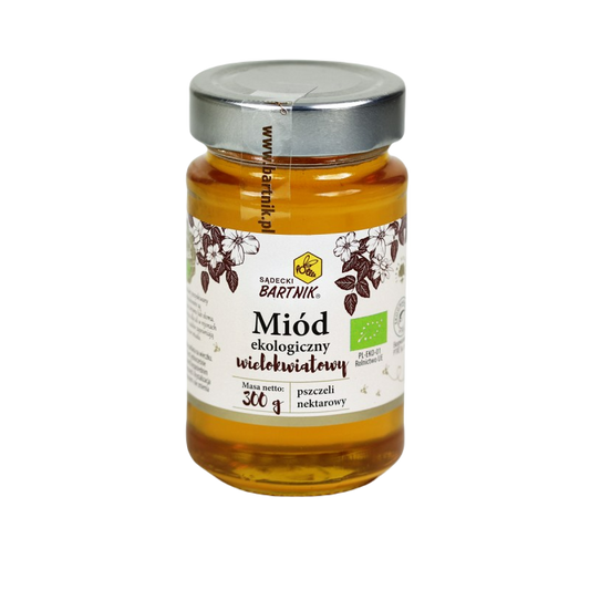 Organic multifloral honey "Sadecki Bartnik" 300 g