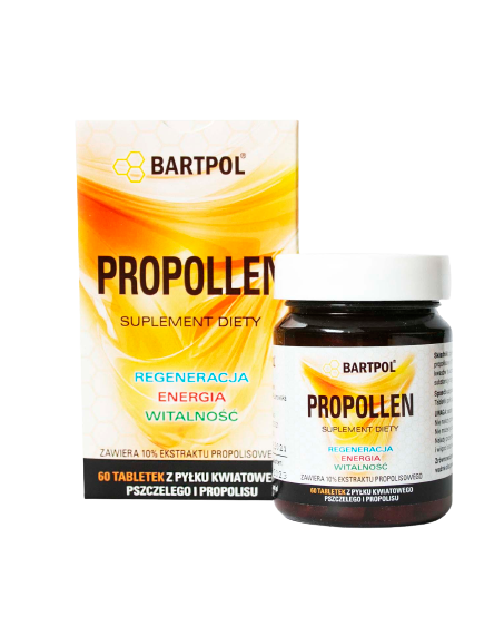 PROPOLLEN - tabletki z pyłkiem kwiatowym i propolisem